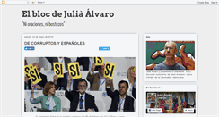 Desktop Screenshot of juliaalvaro.com